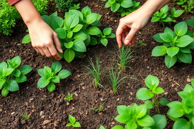 Weeding example by In & Out Landscaping